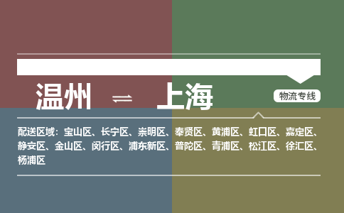 温州到上海长宁区物流专线