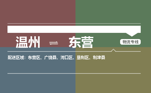 温州到东营区物流专线