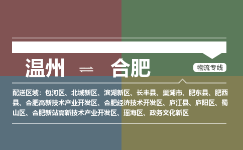 温州到合肥高新区物流专线