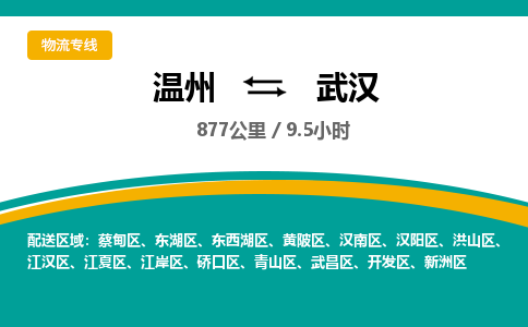 温州到武汉开发区物流专线