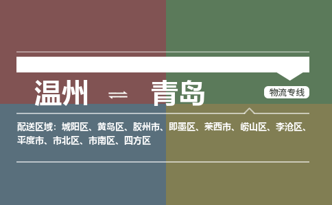 温州到青岛四方区物流专线